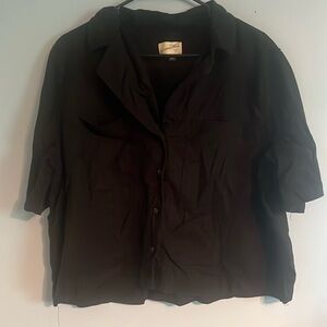 Cropped Collared Shirt